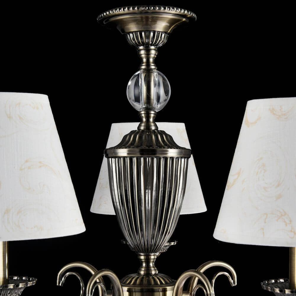 Freya Classic Brossard Бронза Люстра E14 40W FR2904-PL-05-BZ — миниатюра 10