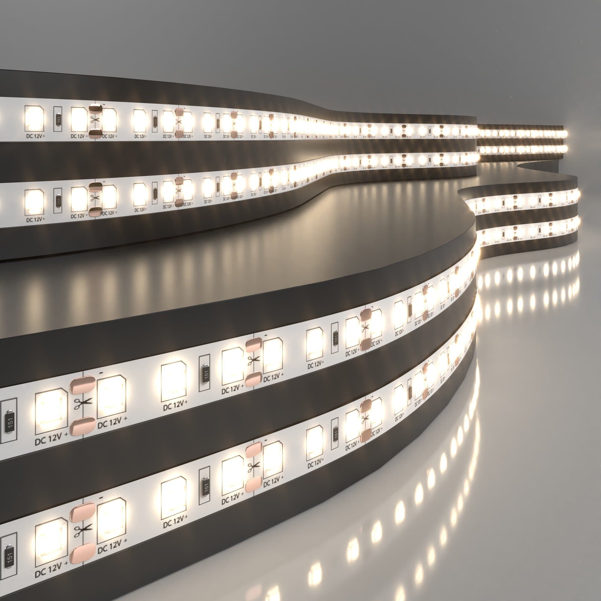 Elektrostandard 2835 12V 120Led 9,6W IP20 / Лента светодиодная 120Led 9,6W IP20 3300K теплый белый a050539