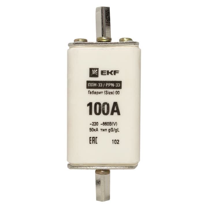 EKF PROxima Плавкая вставка ППН-33 160/100А габарит 00 — миниатюра 5