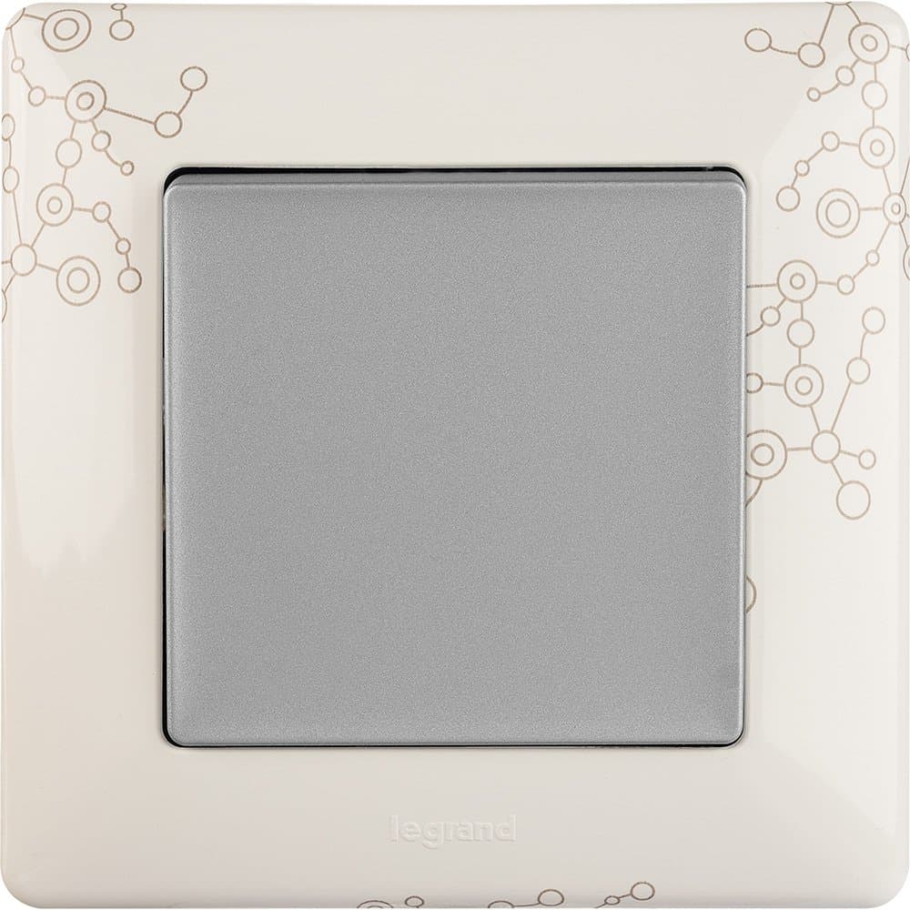 Legrand Valena LIFE DIY Алюм Выключатель 1-клавишный 10А 250В 752601 — миниатюра 4