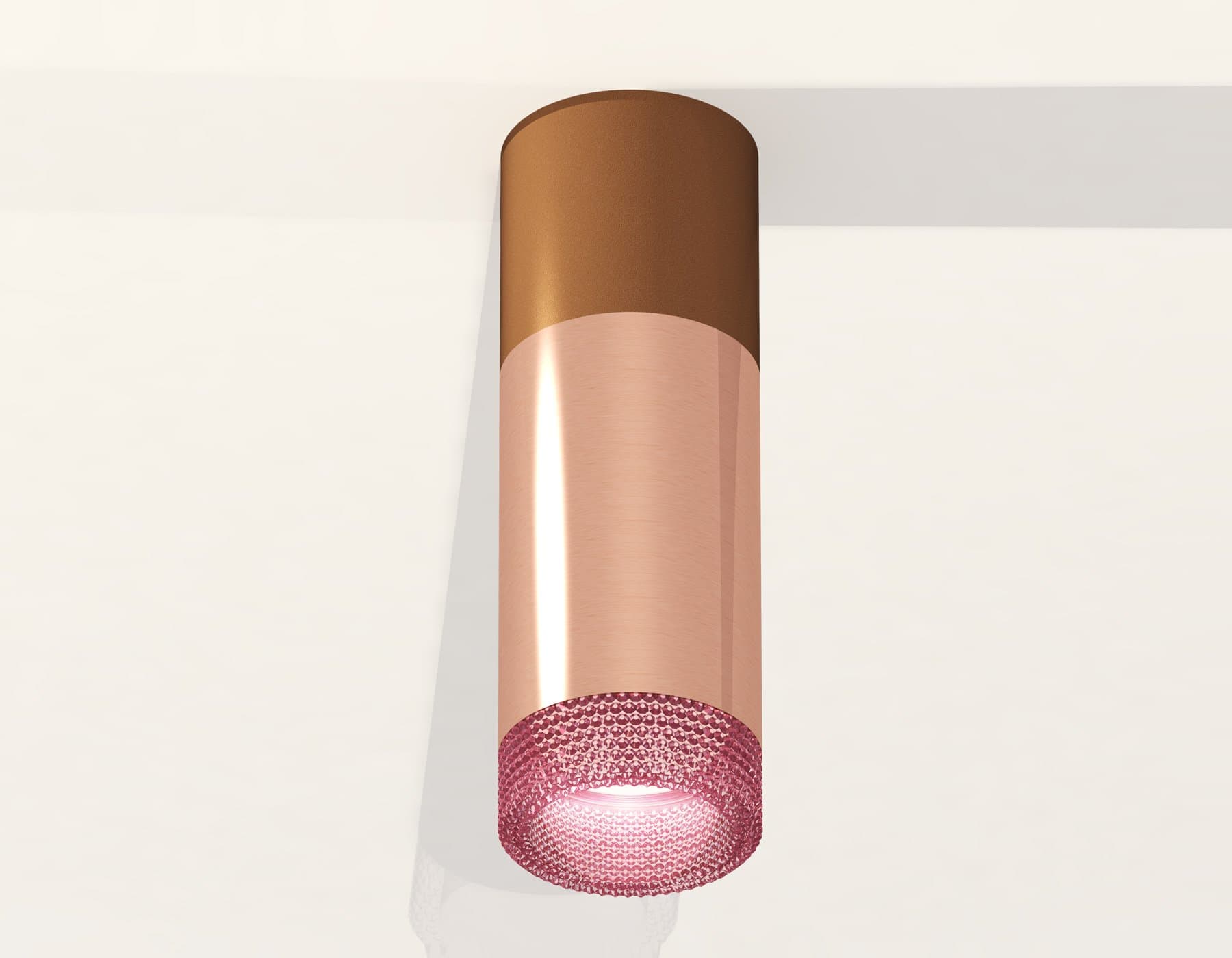 Ambrella Комплект накладного светильника XS6326061 PPG/SCF/PI золото розовое полированное/кофе песок/розовый MR16 GU5.3 (C6326, A2010, C6304, N6152) — миниатюра 3