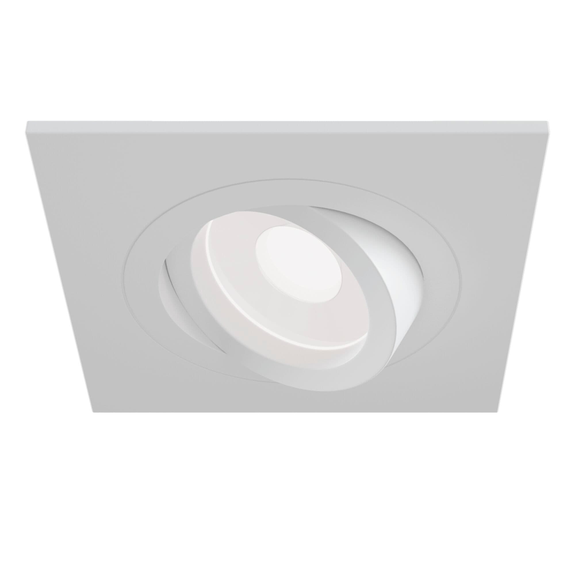 Maytoni Technical Atom Белый Встраиваемый светильник GU10 50W DL024-2-01W — миниатюра 6