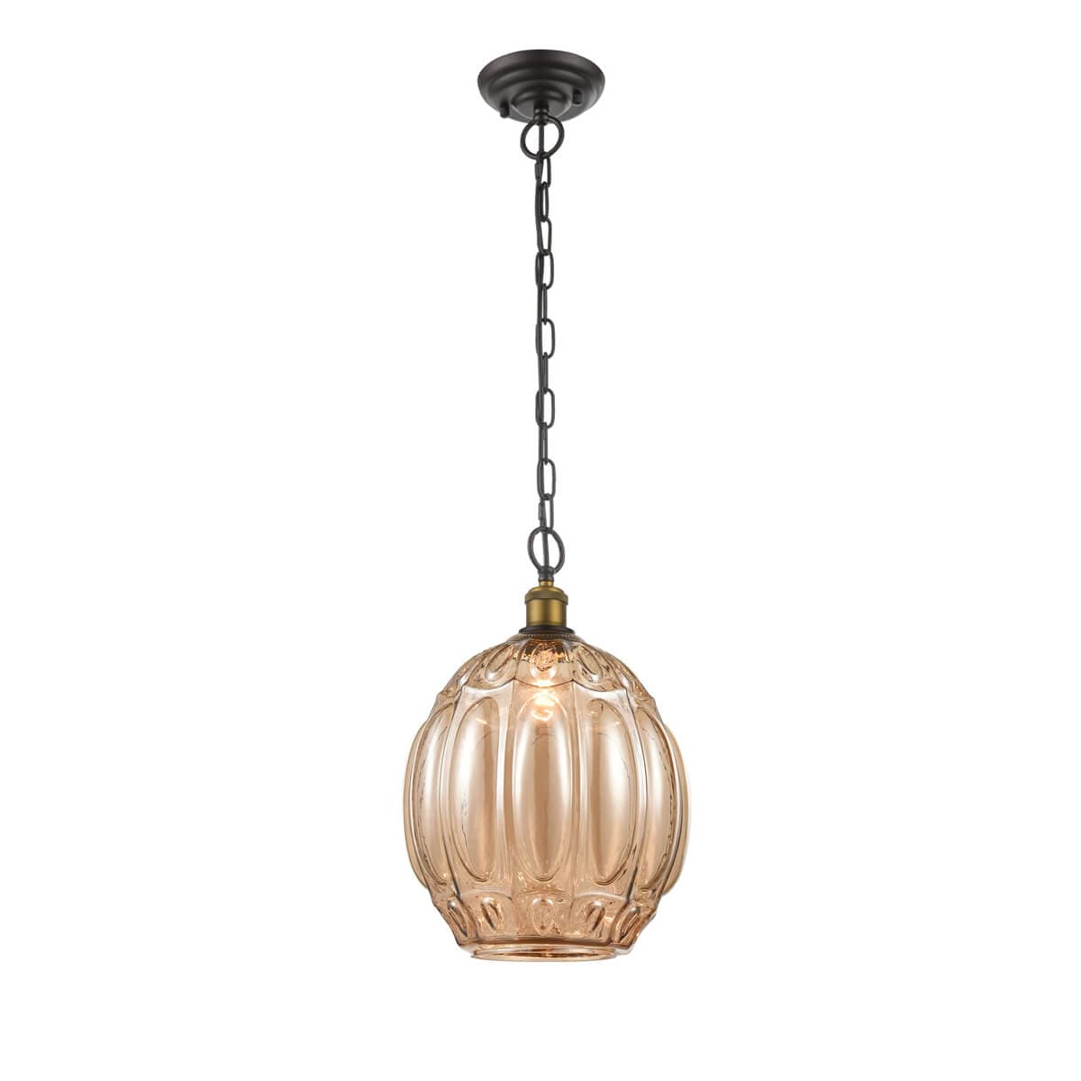 Vele Luce Helen Светильник подвесной Classic D280*H448/1650 коричневый, бронза | brown, bronze  металл | metal VL4266P41