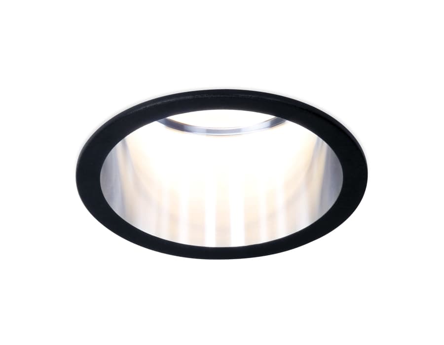 Ambrella Встраиваемый точечный светильник TN212 BK/CH черный/хром GU5.3 D68*50
