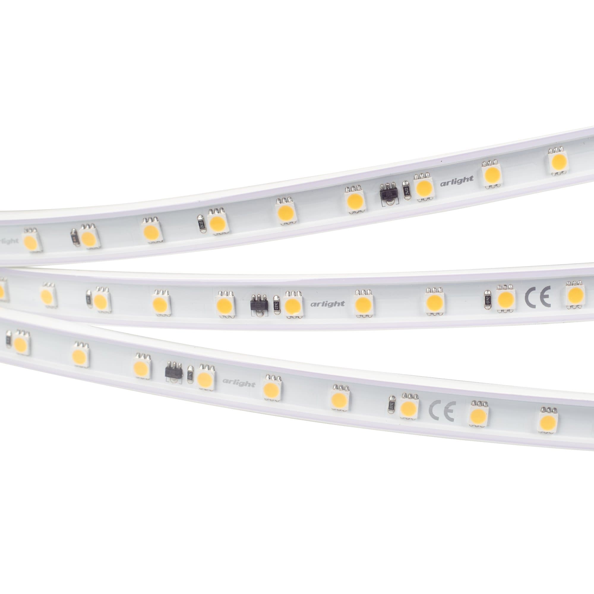 Arlight Светодиодная лента герметичная ARL-PV-B54-15.5mm 230V White6000 (8 W/m, IP65, 5060, 10m) (-) 029403(2)