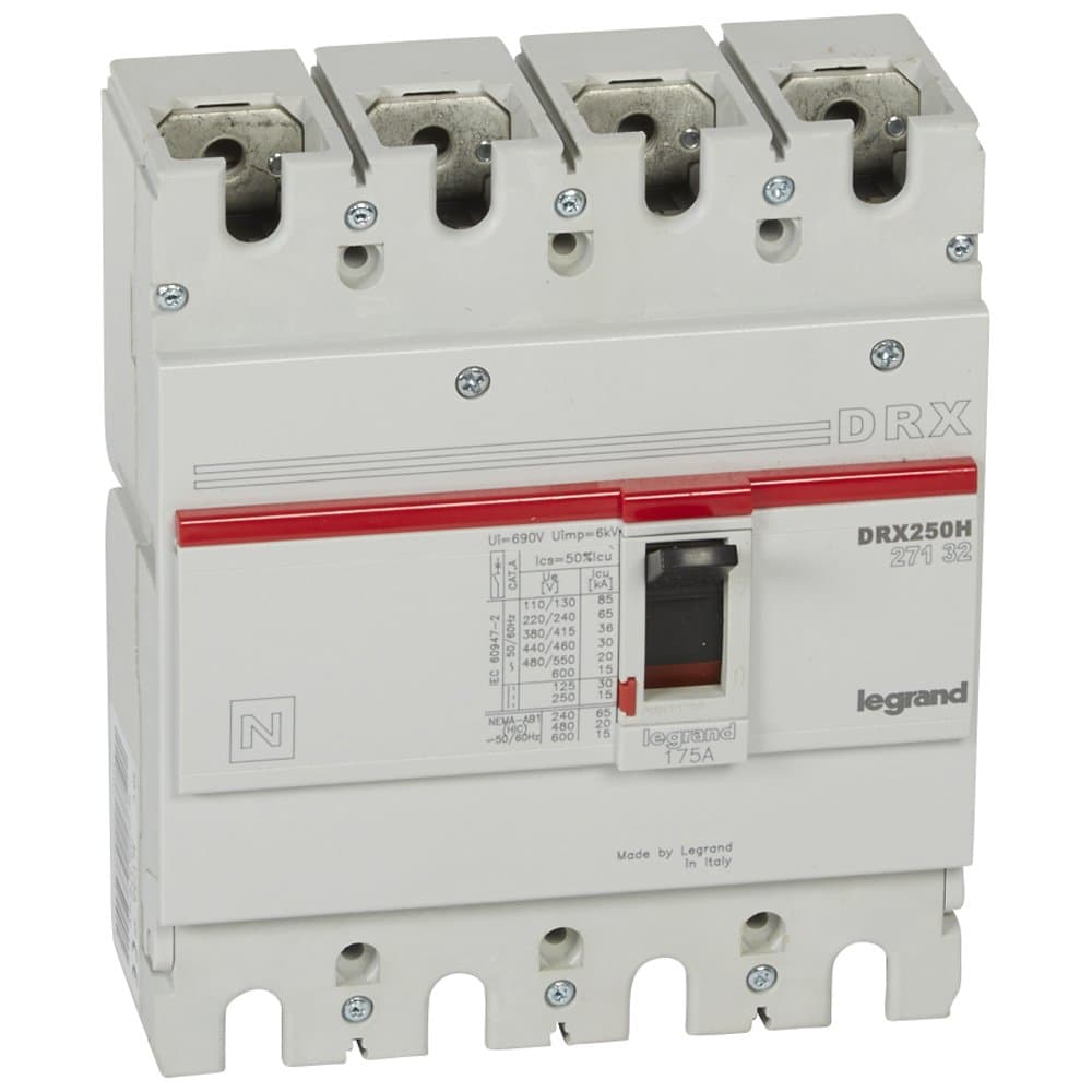 Legrand DRX250 фиксированный 4P 175А 36кА 027132 — миниатюра 2