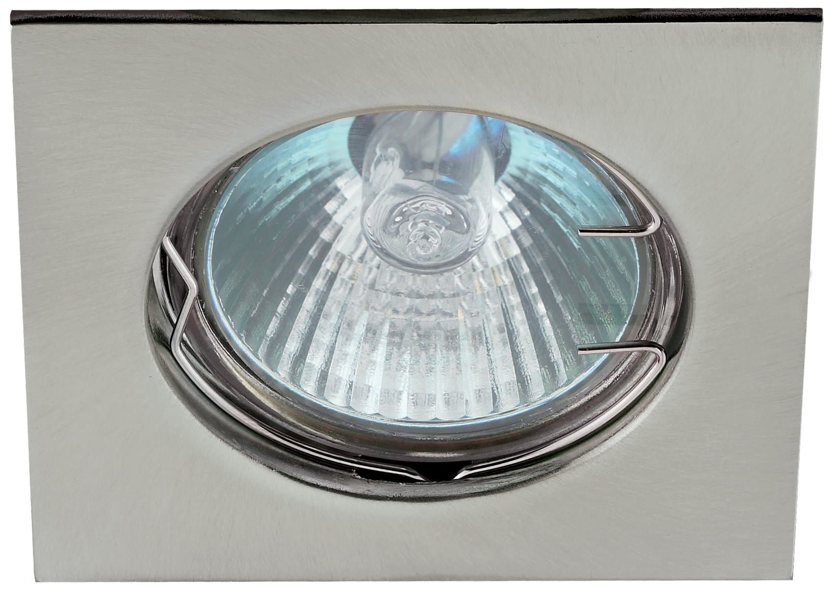 ЭРА KL2 SN Сатин никель Светильник литой квадрат MR16,12V/220V, 50W