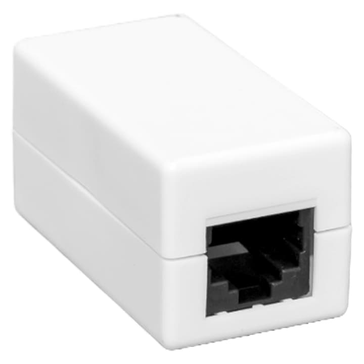EKF TeraLINK PRO Адаптер проходной TeraLINK PRO Cat.6 неэкранированный RJ45-RJ45 белый — миниатюра 1