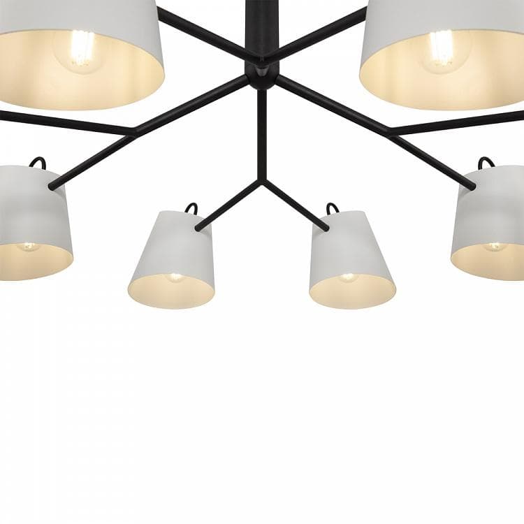 Freya Modern Черный Светильник подвесной FR5127PL-08B — миниатюра 5