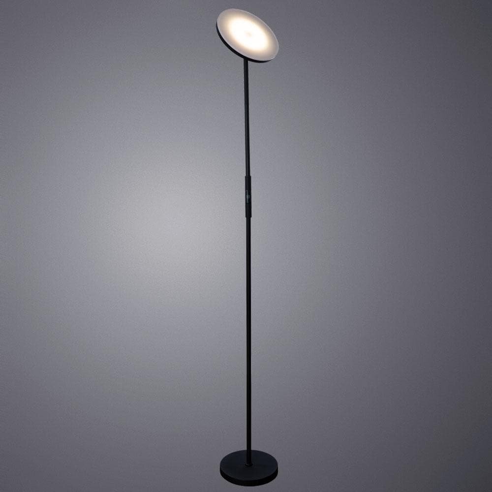 Arte Lamp A1822PN-1BK Торшеры с одним плафоном — миниатюра 2