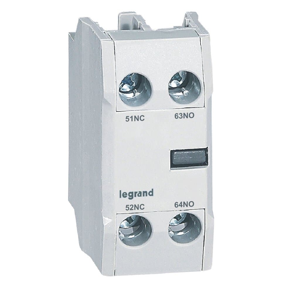 Legrand CTX3 Фронтальные вспомогательные контакты 1НО1НЗ 416850 — миниатюра 1