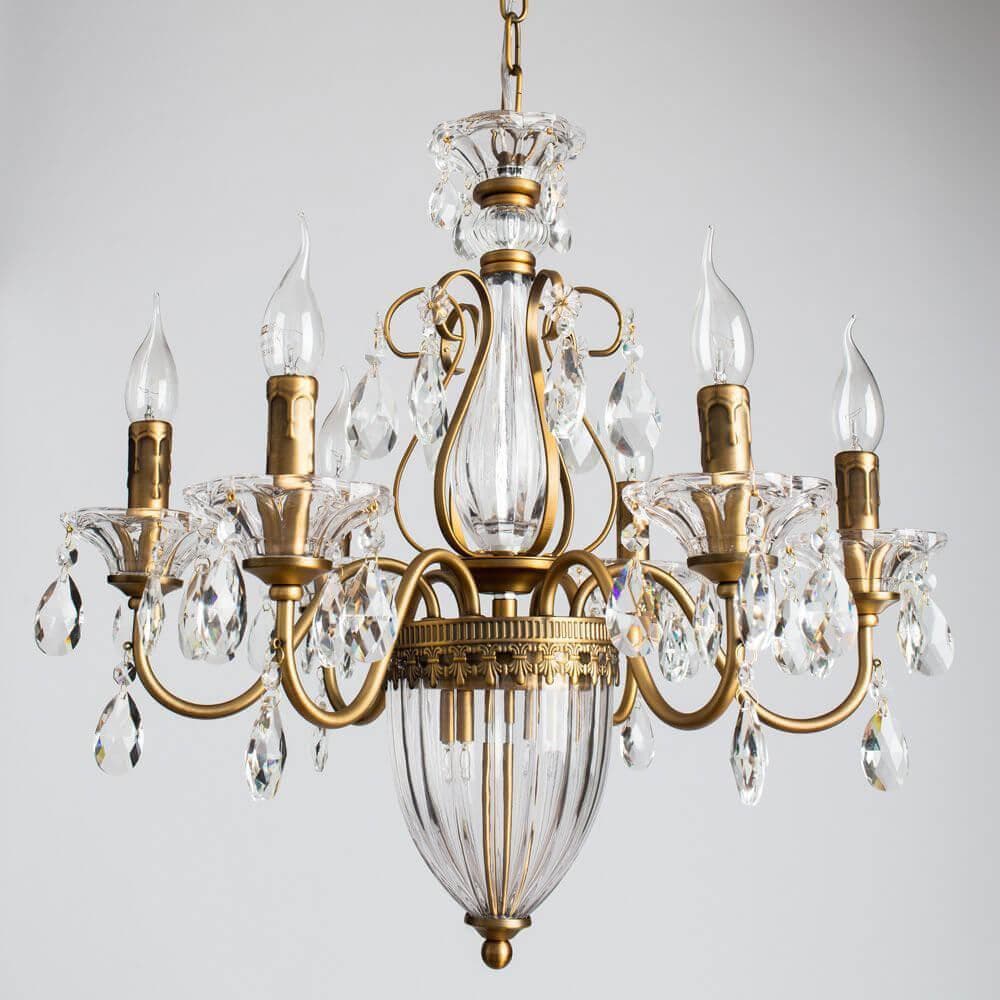Arte Lamp Schelenberg Желтая Люстра 40W/40W E14/G9 2x400lm A4410LM-6-2SR — миниатюра 4