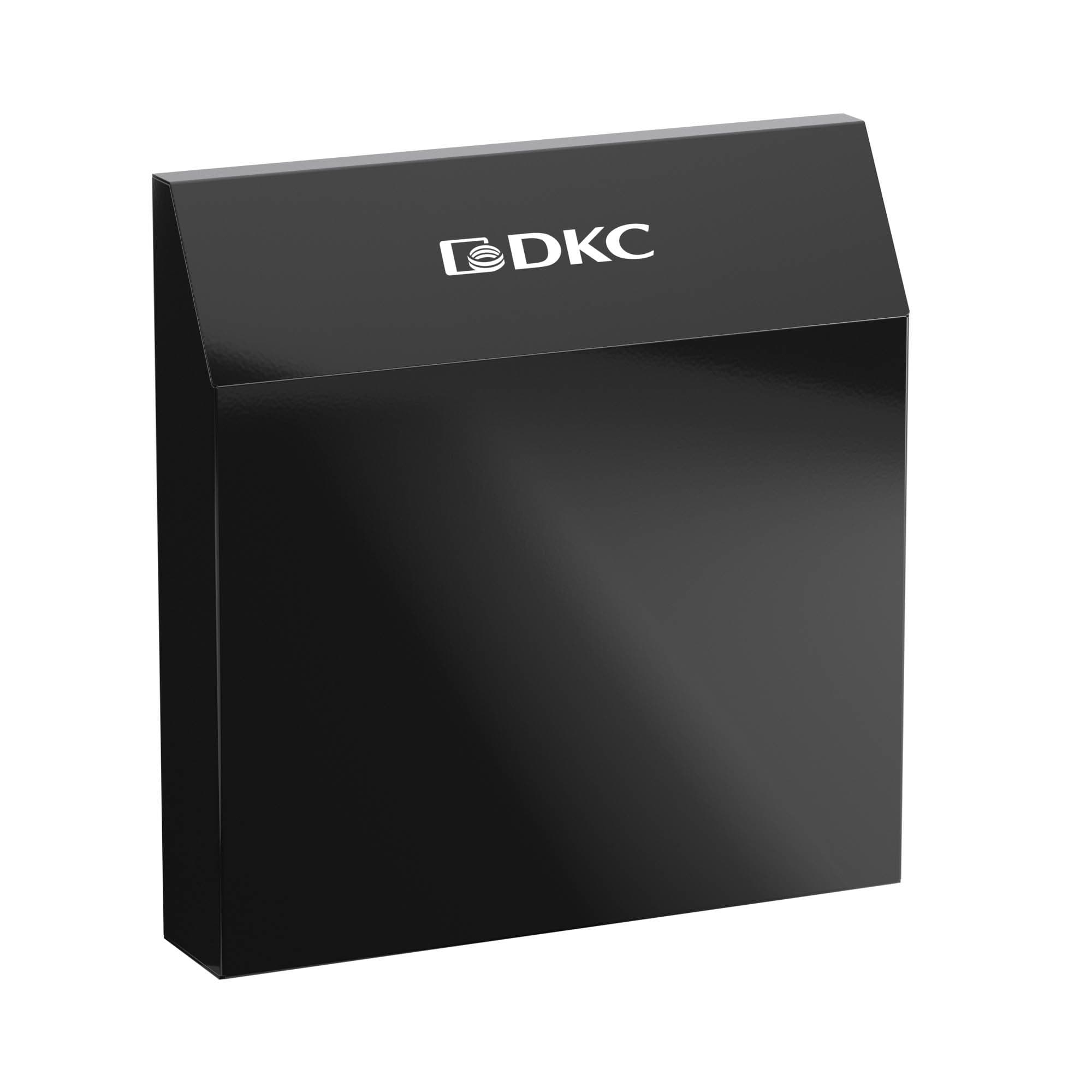 DKC Защитная панель IP56, листовая сталь RAL9005, для вентиляторов и решеток 325x325 мм — миниатюра 1