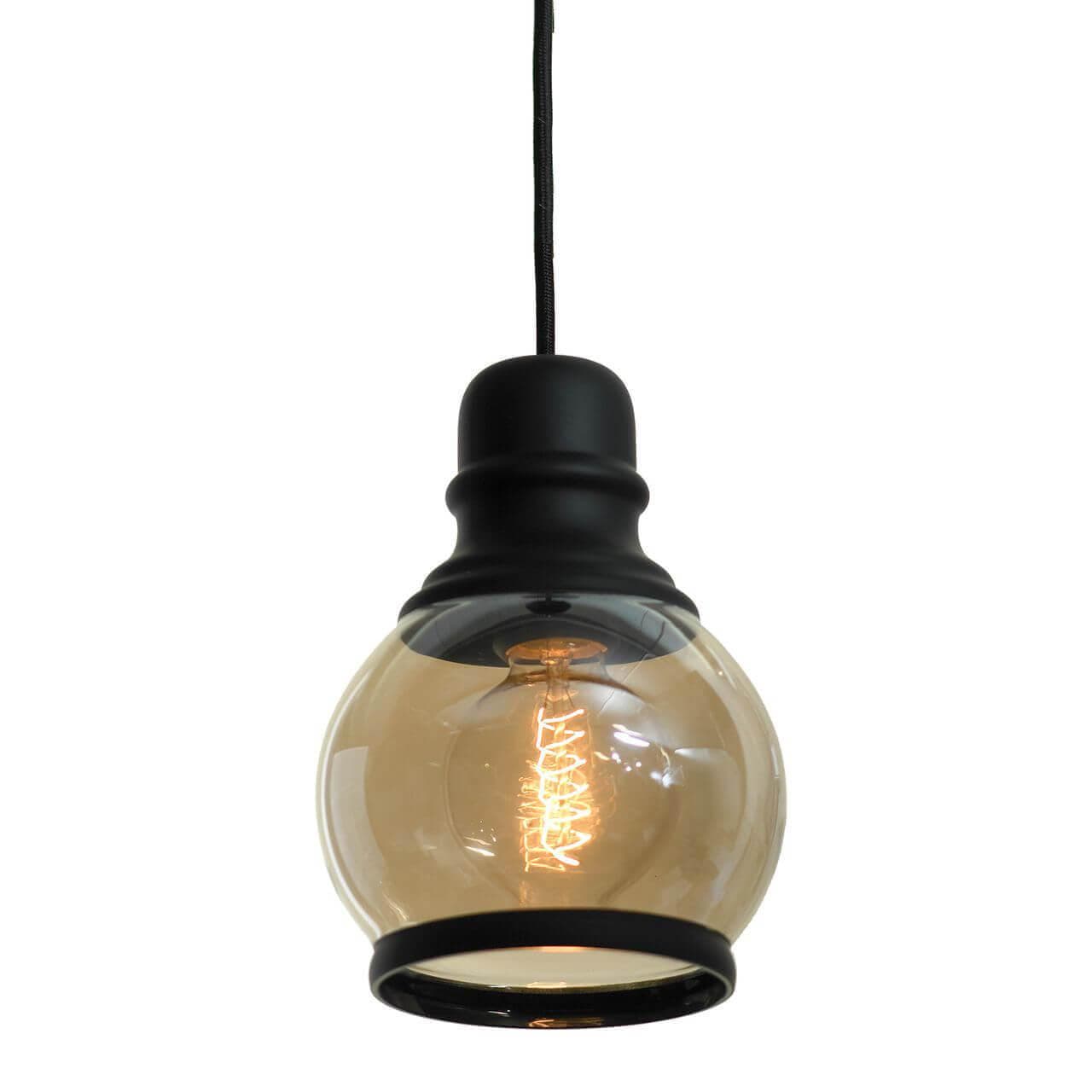 Lussole LOFT Металл Черный /  Стекло Подвес E27 60W LSP-9689 — миниатюра 3