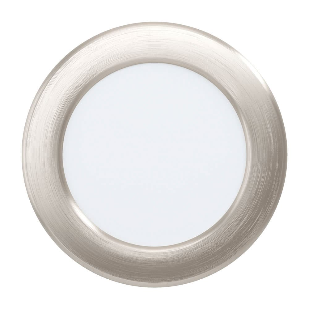 Eglo 99137 Светодиодный встраиваемый светильник FUEVA 5, 5,5W (LED), 117, ET26, 650lm, 3000K, сталь, никель матовый