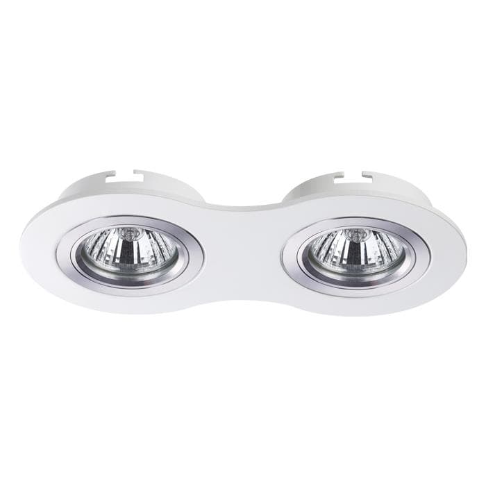 Novotech 370391 NT18 218 белый Светильник встраиваемый IP20 GX5.3 50W 12V MORUS