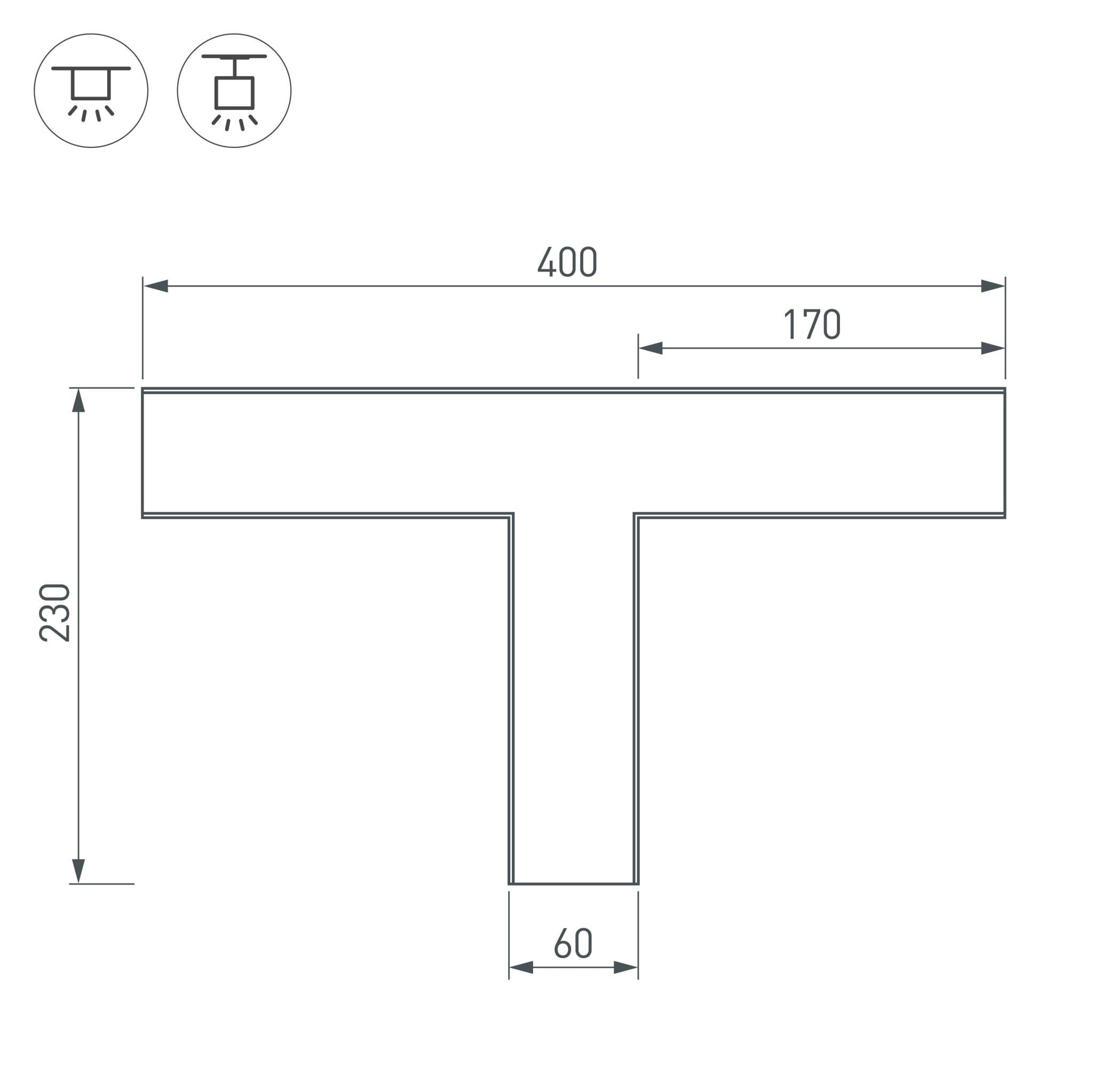 Arlight Тройник SL-LINE-6070 (Металл) 030142 — миниатюра 3