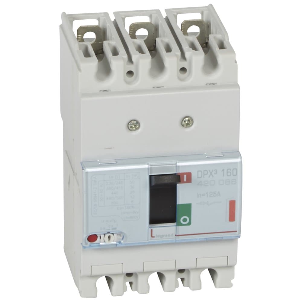Legrand DPX3 160 Автоматический выключатель 3P 125А 36kA 420086