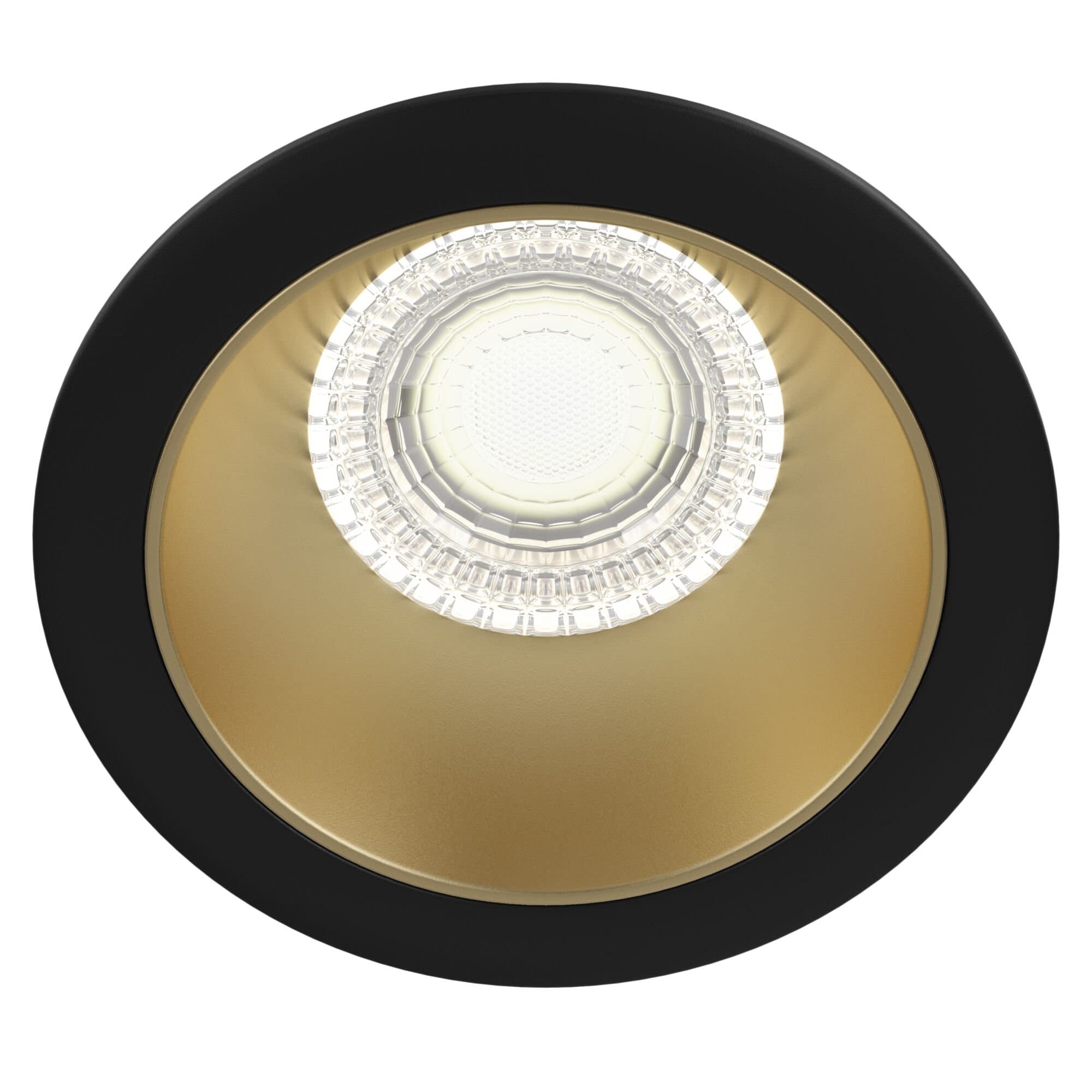 Maytoni Downlight Черный и Матовое золото Светильник встраиваемый (Набор) ( DL051-01B+DLA051-03MG) DL051-1BMG — миниатюра 3