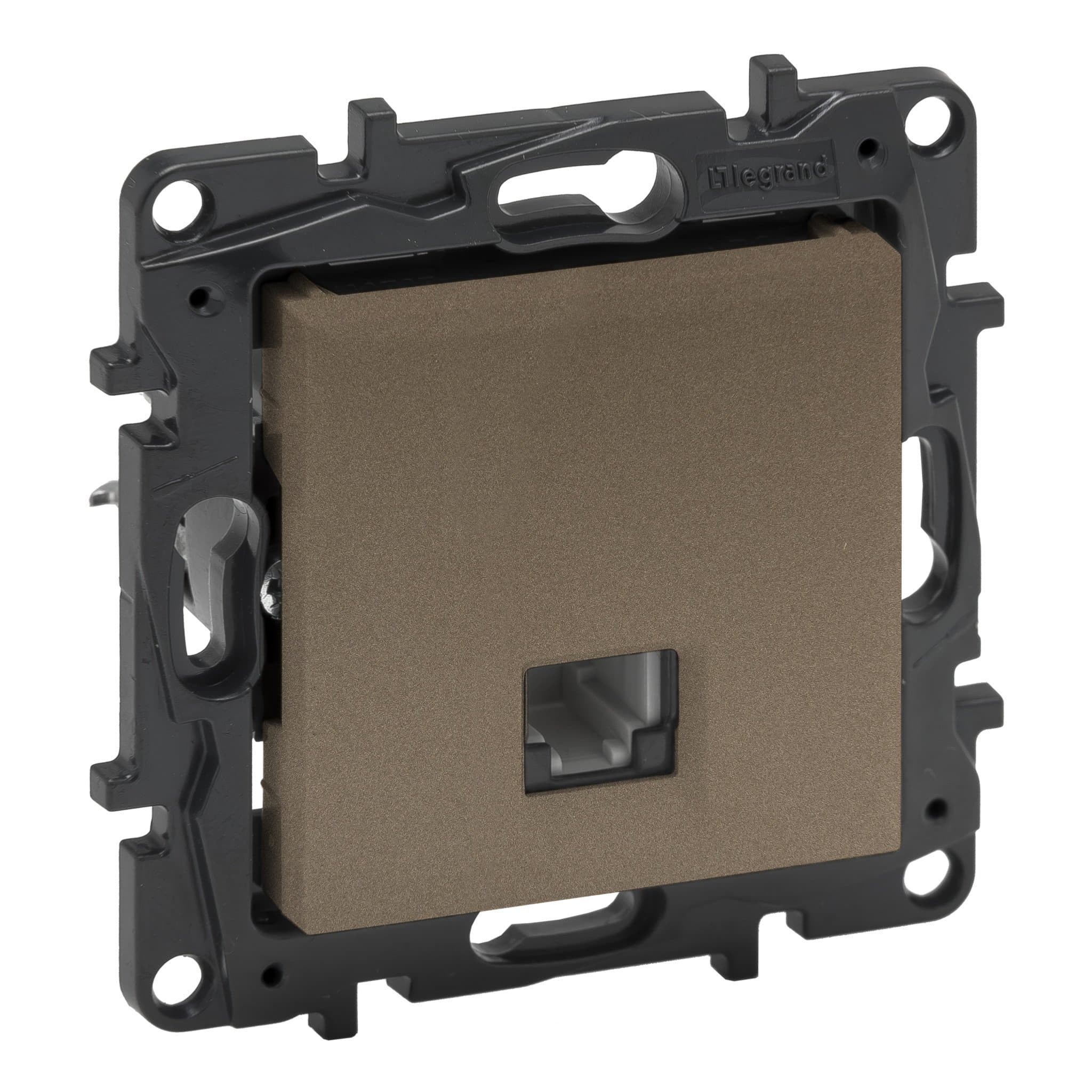Legrand STRUCTURA Розетка RJ11 ШАМПАНЬ 764292 — миниатюра 1