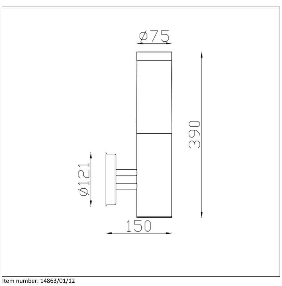 Lucide KIBO Матовый хром Бра 14863/01/12 — миниатюра 3