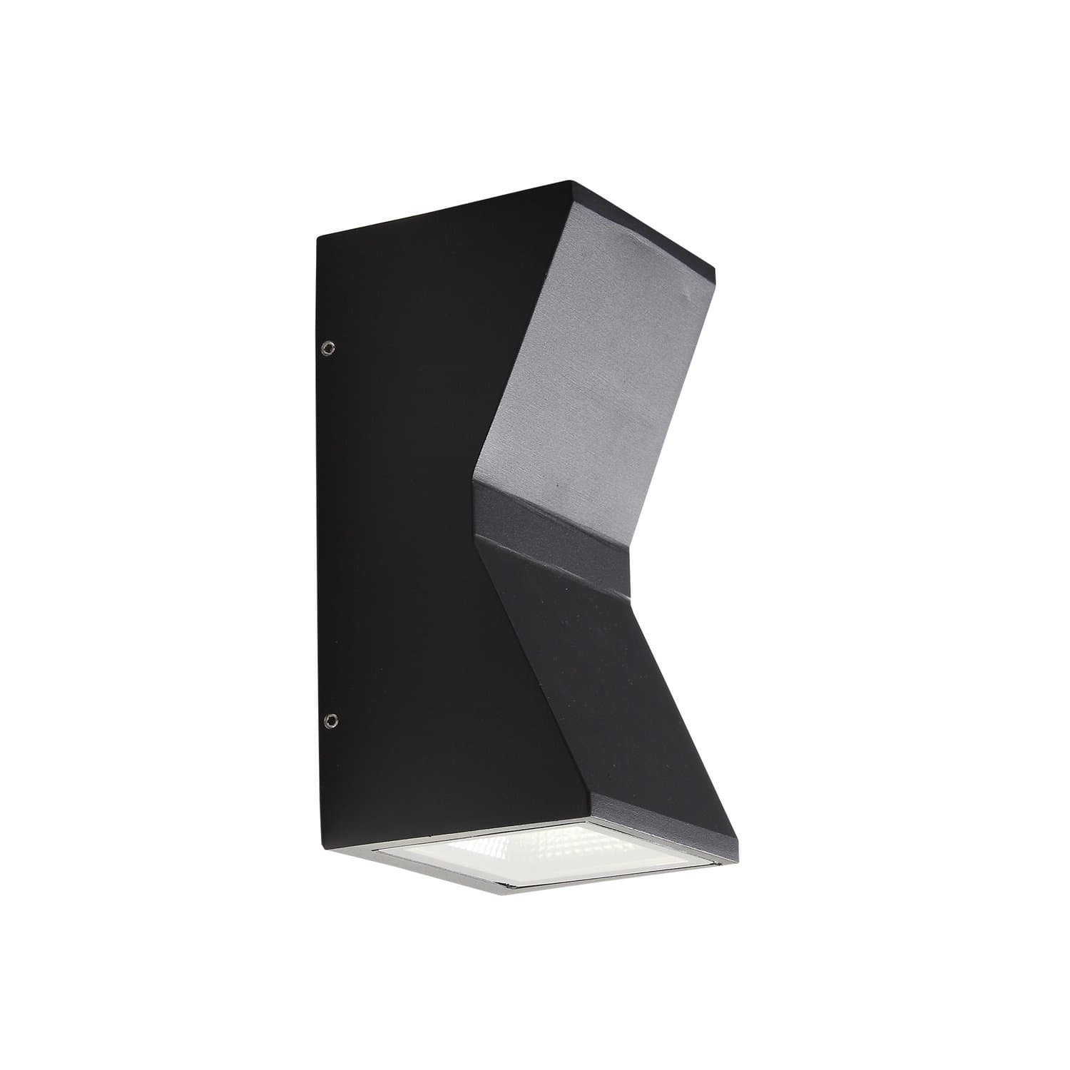 ST Luce SL088.431.02 Светильник уличный настенный Черный кварцевый LED 2*7W