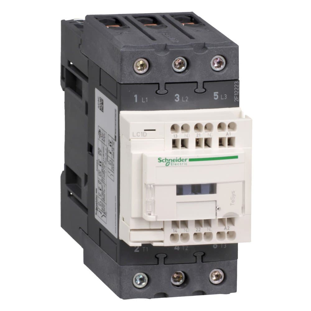 SE Contactors D Контактор 3P Everlink AC3 440В 40A пружинный зажим, катушка управления 220В AC 50/60Гц LC1D40A3M7 — миниатюра 3