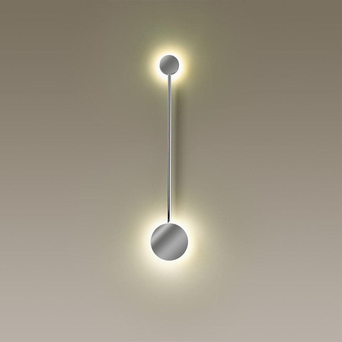 Odeon Light 4339/8WLA HIGHTECH ODL22 87 полированный хром/металл Настенный светильник IP20 LED 8W 777Лм 3000K GENT — миниатюра 3