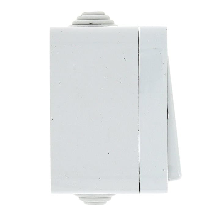 EKF PROxima Прага Кнопка звонка 1-клавишная 10А IP44 белая EKZ10-026-10-44 — миниатюра 3