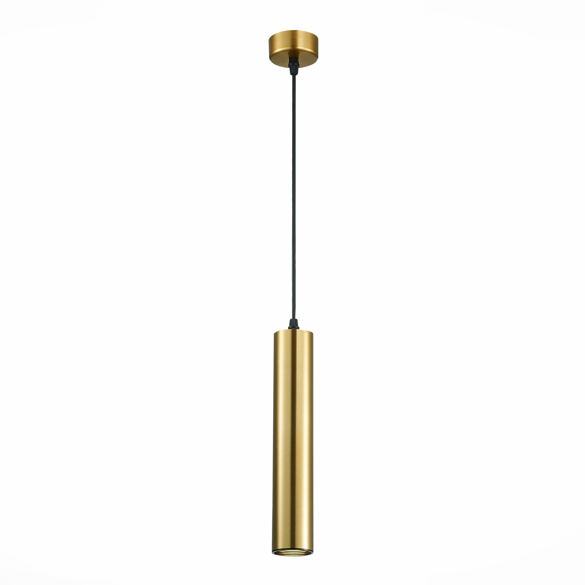 ST LUCE ST151.303.01 Светильник подвесной Золотистый GU10 1*50W IP20 D54xH290 220V Без ламп
