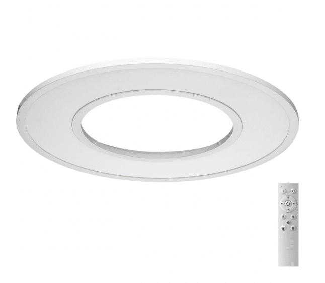 Sonex 7718/52L MITRA LED SN Светильник металл/акрил/белый LED 52Вт 3000-6500К D590 IP20 пульт ДУ ALTAIR