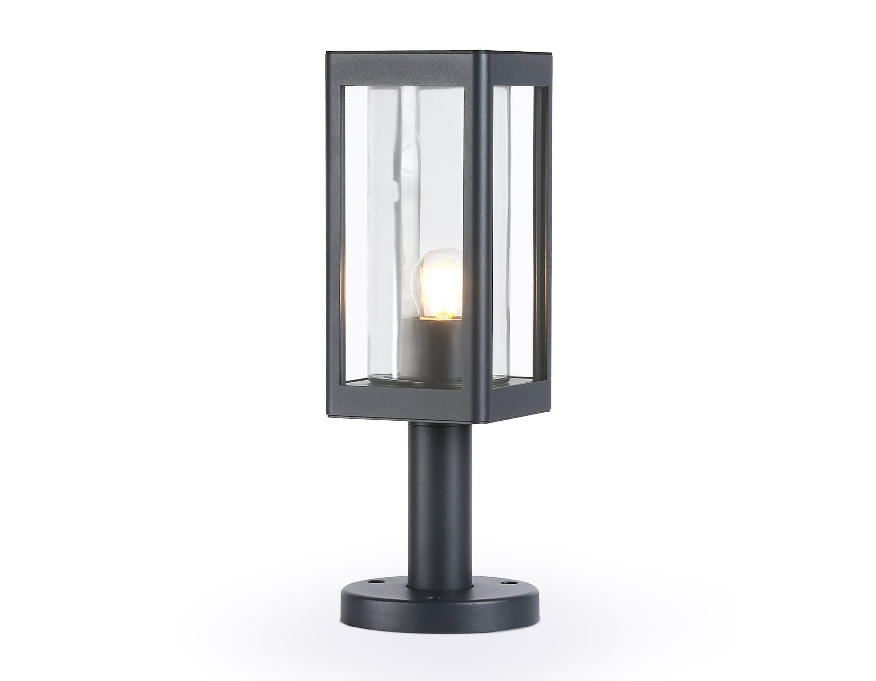 Ambrella Светильник уличный ландшафтный ST2409 GR/CL серый/прозрачный IP54 E27 max 40W 110*110*350