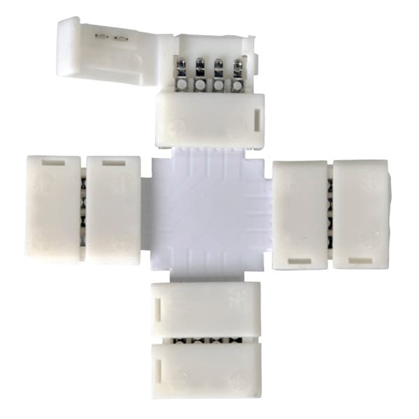 Elektrostandard LED 3X / Соединитель электрический коннектор для RGB ленты X (5pkt) a038800
