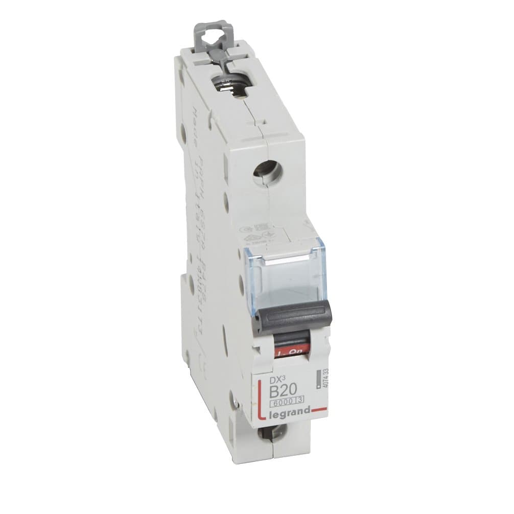 Legrand DX3 Автоматический выключатель 1P 20A (B) 6000/10kA 407433 — миниатюра 1