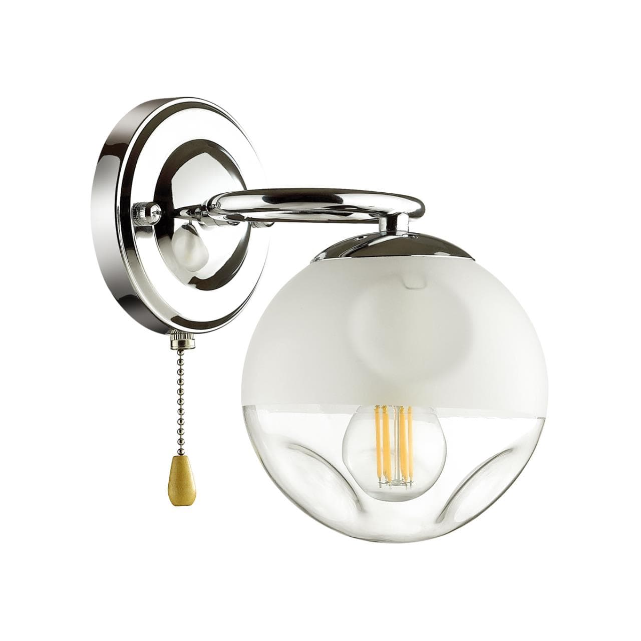 Lumion 5209/1W COMFI хром Бра с выключателем E14 40W 220V BELINDA