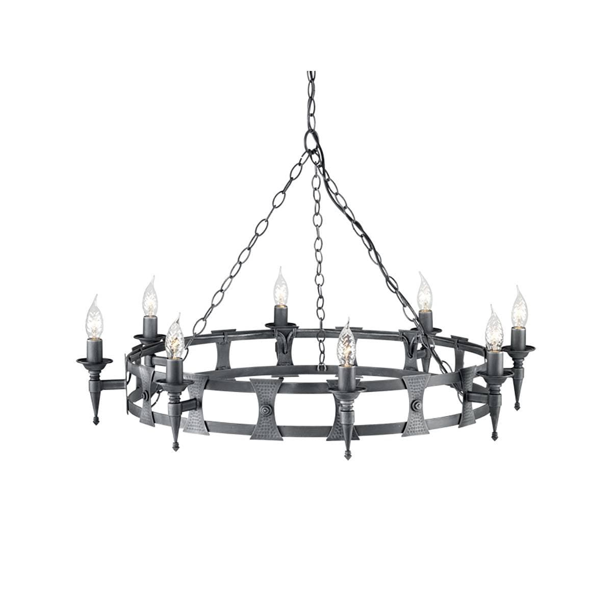 Natural Concept SAXON Люстра SAX8-BLK-SIL