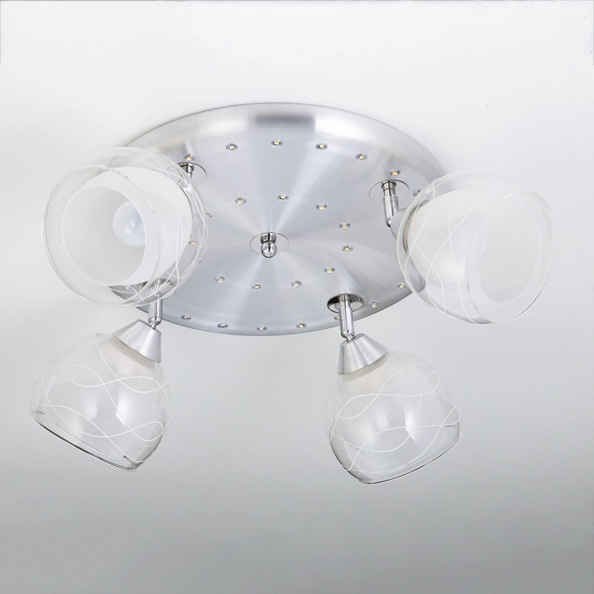 Citilux CL158142 Самба+LED Алюм+Хром Светильник Люстра — миниатюра 7