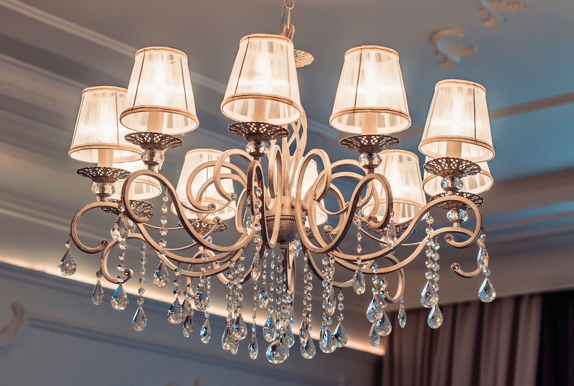Maytoni Elegant Grace Белый с Золотом Люстра 10xE14 40W ARM247-10-G — миниатюра 5