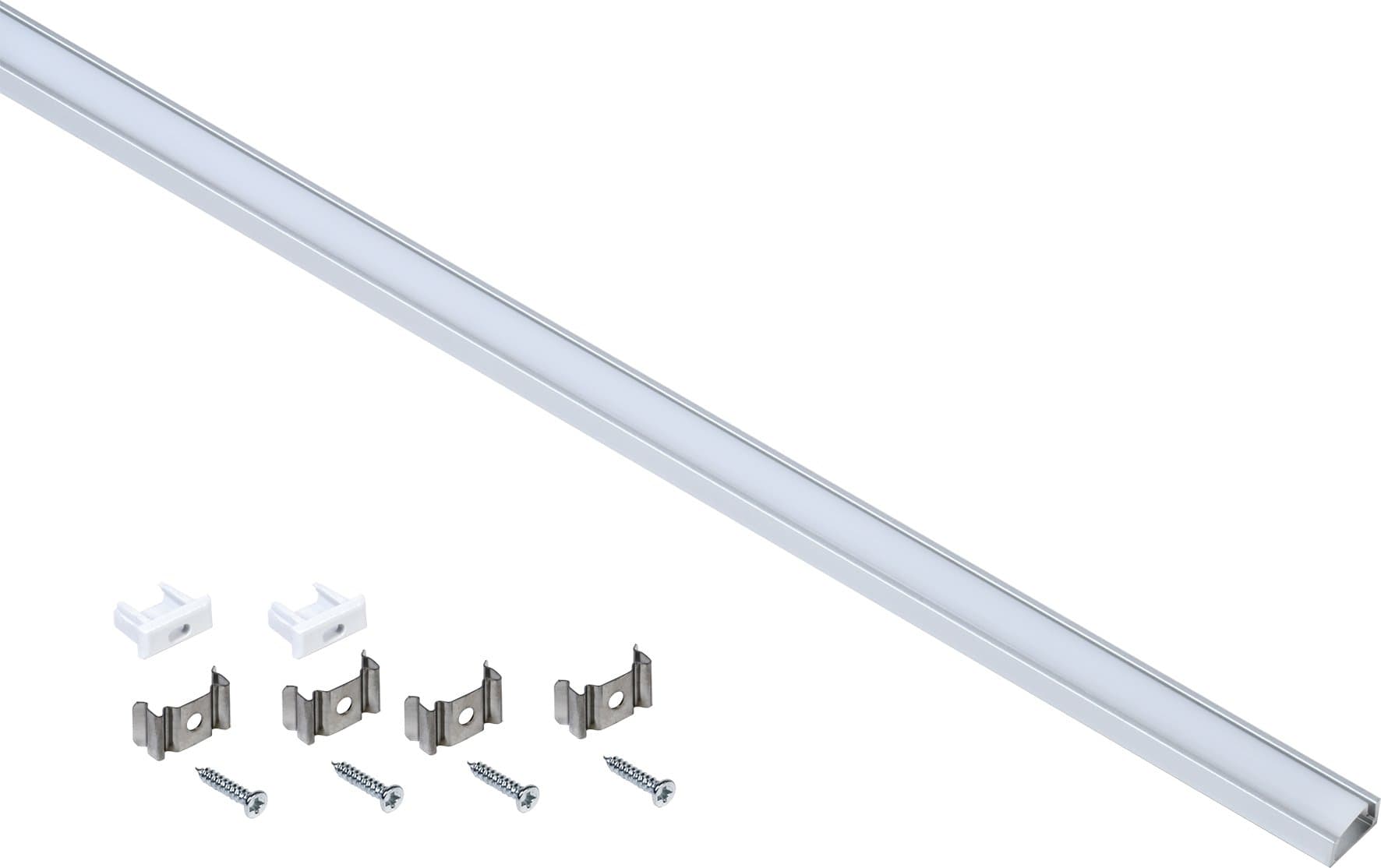IEK Профиль алюм. для LED ленты 1607 накл. прям. 2м к-т опал