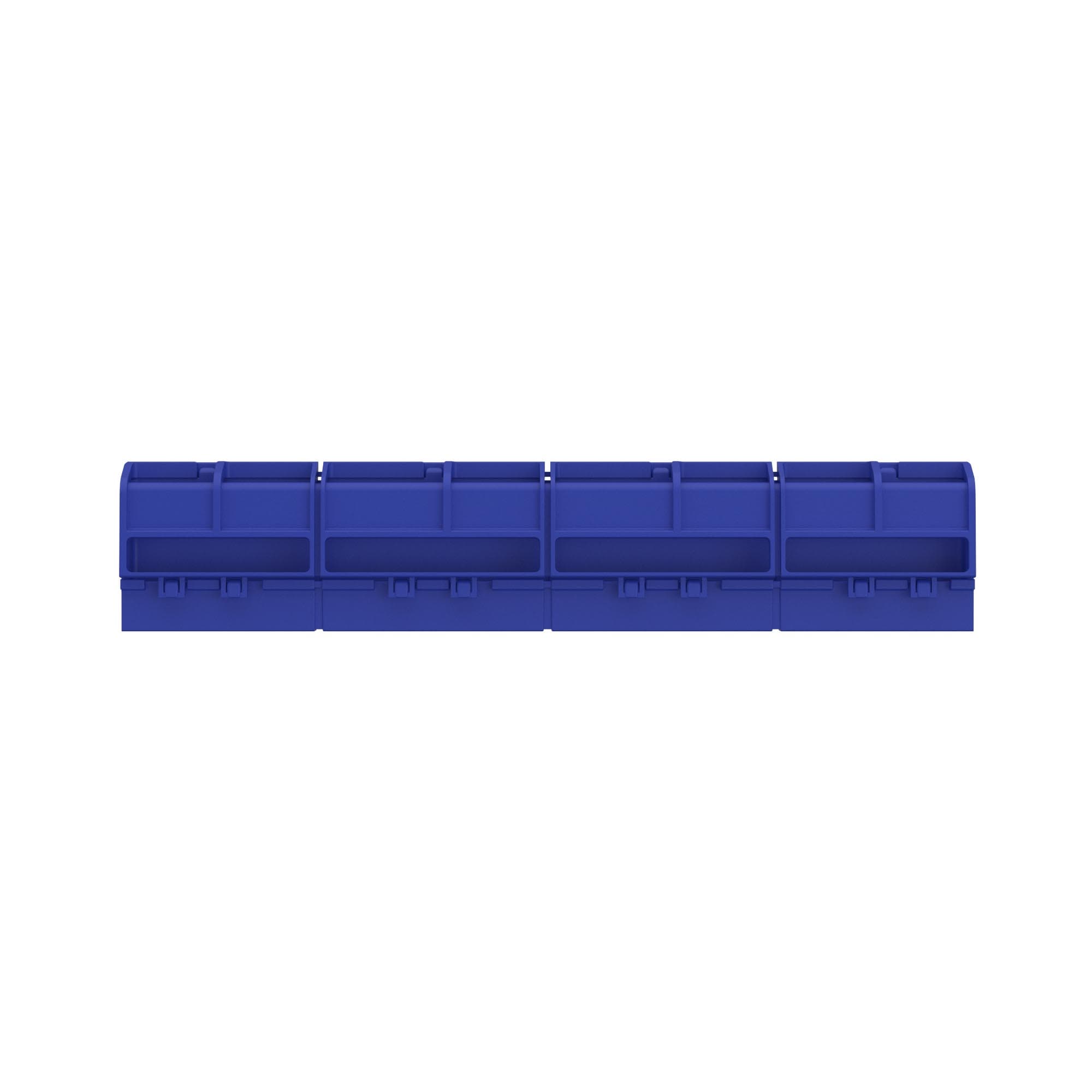 DKC FRAME Шинный держатель 162мм (4 сегмента, до 20 полюсов), синий (для всех щитков) — миниатюра 6