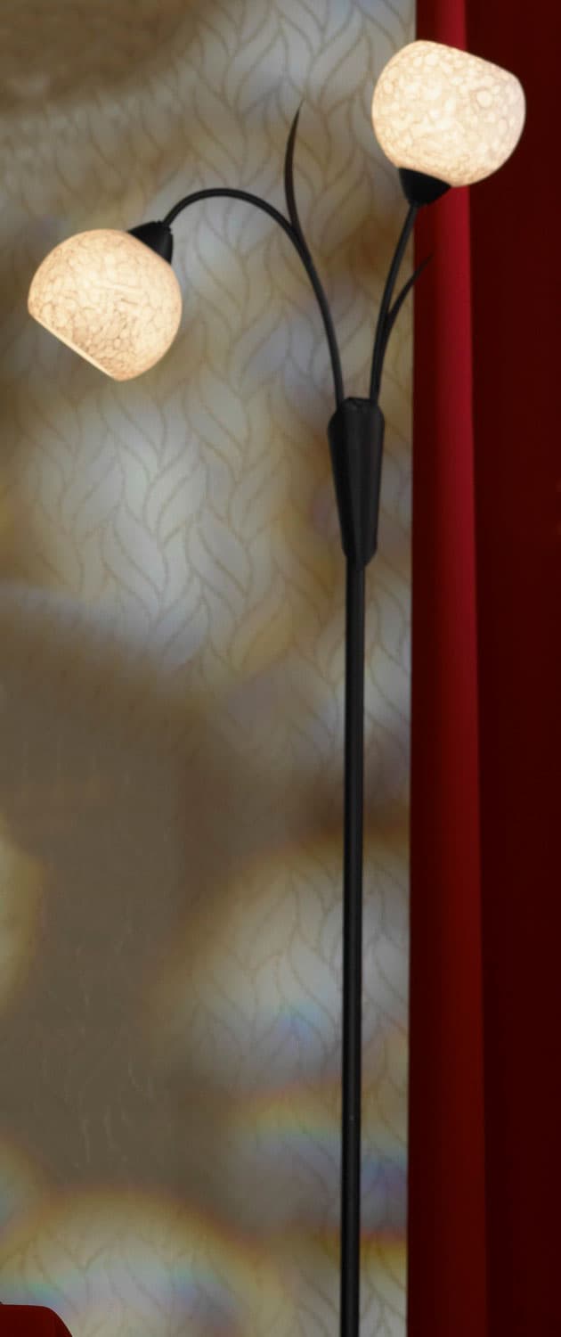 Lussole S.R.L Металл Коричневый /  Стекло Торшер E14 40W LSF-6295-02