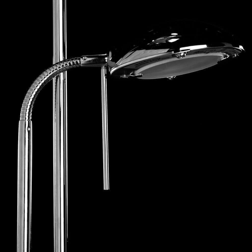 Arte Lamp Duetto Хром Торшер 230W/33W R7S-118MM/G9 1x2300,1x330lm A4329PN-2CC — миниатюра 4