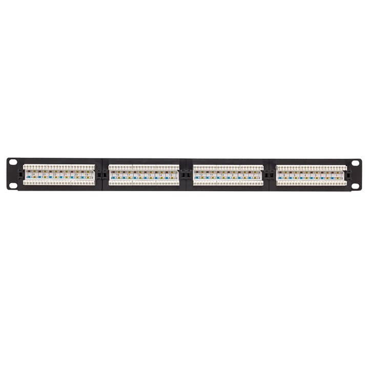 EKF TeraLINK PRO Патч-панель TeraLINK PRO 19'' Cat.6 1U неэкранированная UTP 24 порта RJ-45 Dual IDC — миниатюра 3