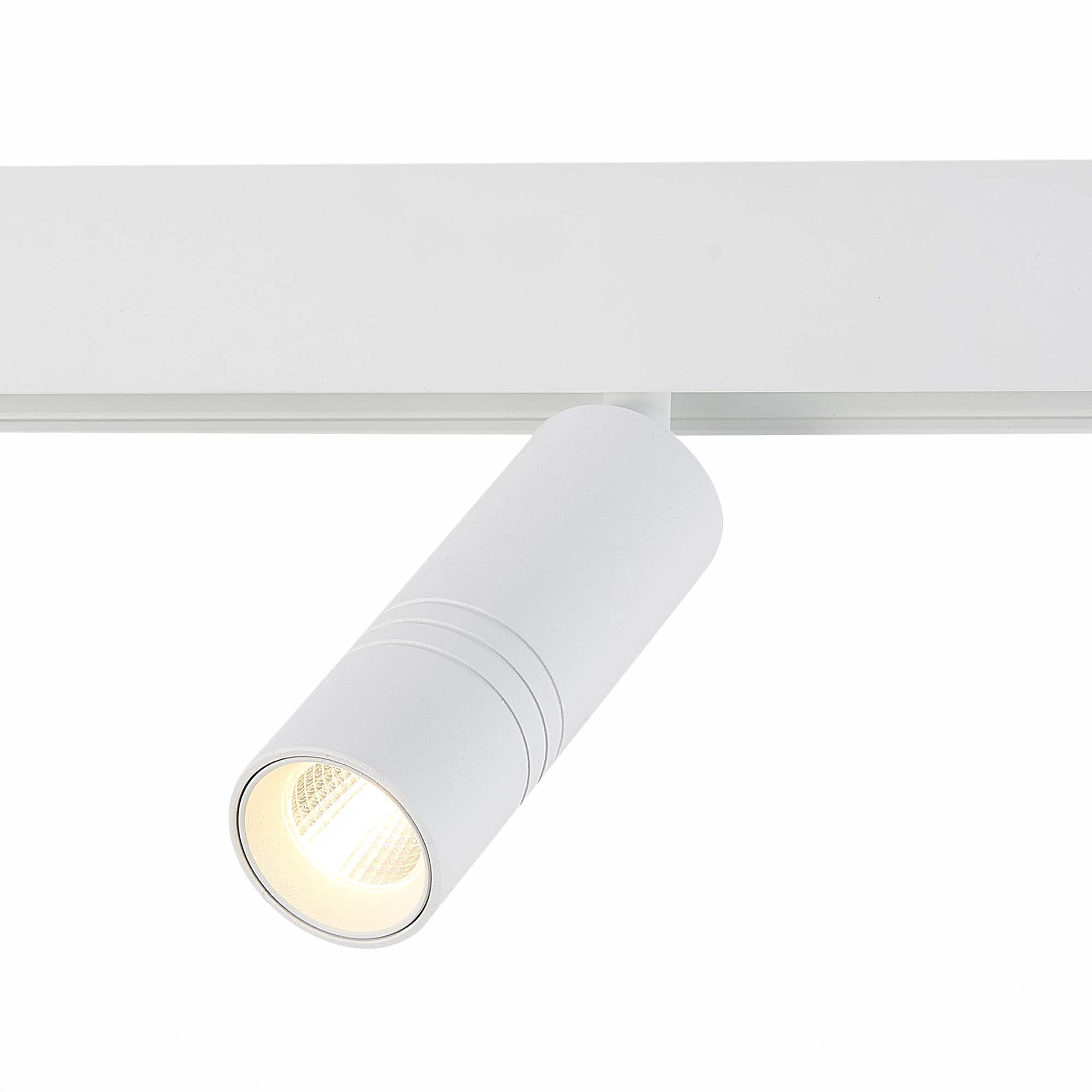 ST LUCE ST365.536.12 Магнитный трековый светильник белый LED 1*12W 3000K 1 020Lm Ra>80 36о IP20 L-xW44xH130 48V