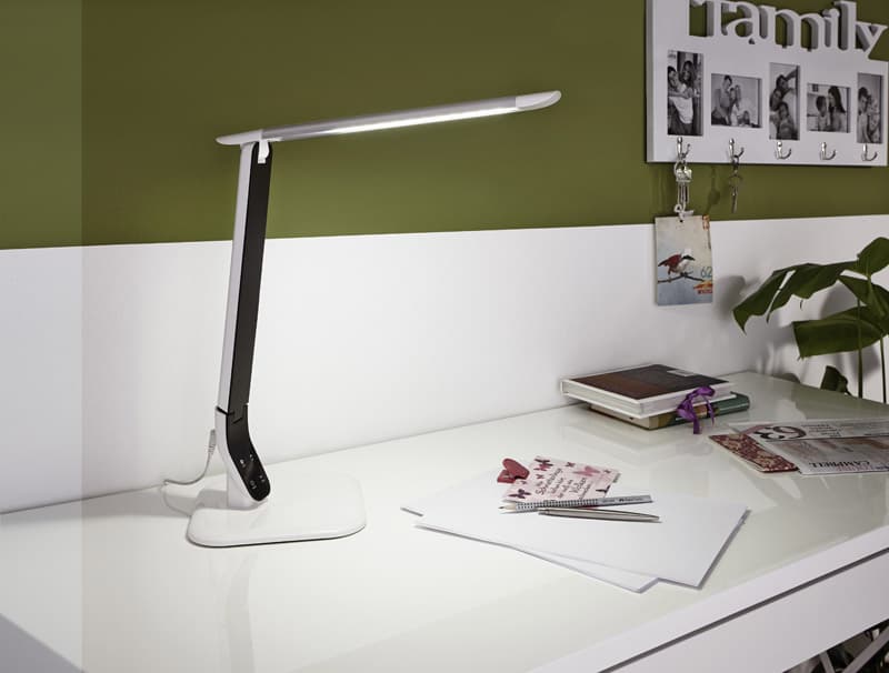 Eglo Лампа LED настольная SELLANO с сенсорн. диммером, 6W (LED), пластик, сталь, белый 93901 — миниатюра 2