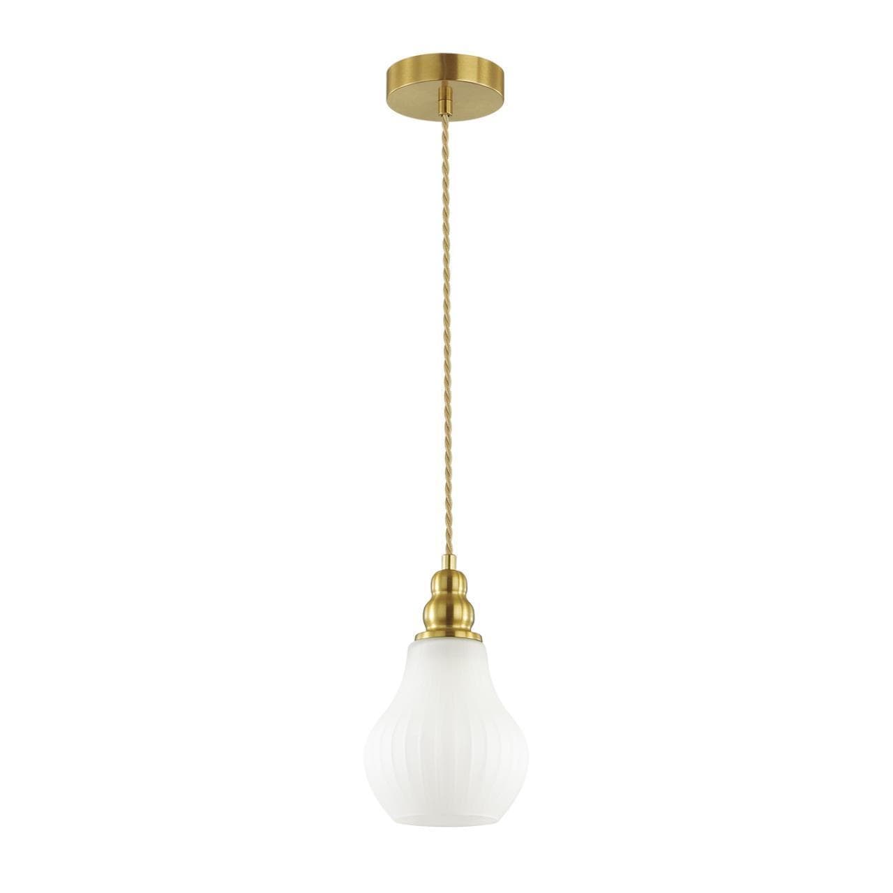 Lumion 4562/1 MODERNI LN21 латунь Подвес E27 60W 220V L провода 1500мм ELEONORA