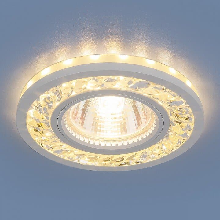 Elektrostandard 8355 MR16 CL/WH прозрачный/белый Точечный светильникик a037507
