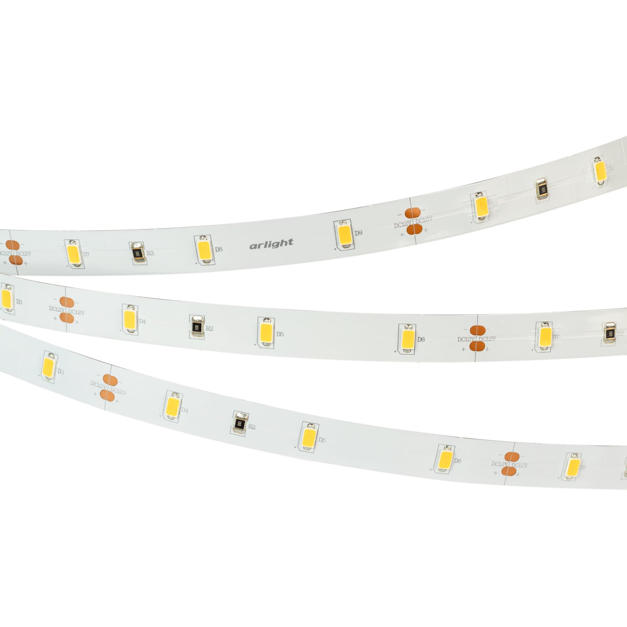 Arlight Светодиодная лента RT 2-5000 12V Cool (5630, 150 LED, LUX) (7.2 Вт/м, IP20) 019730