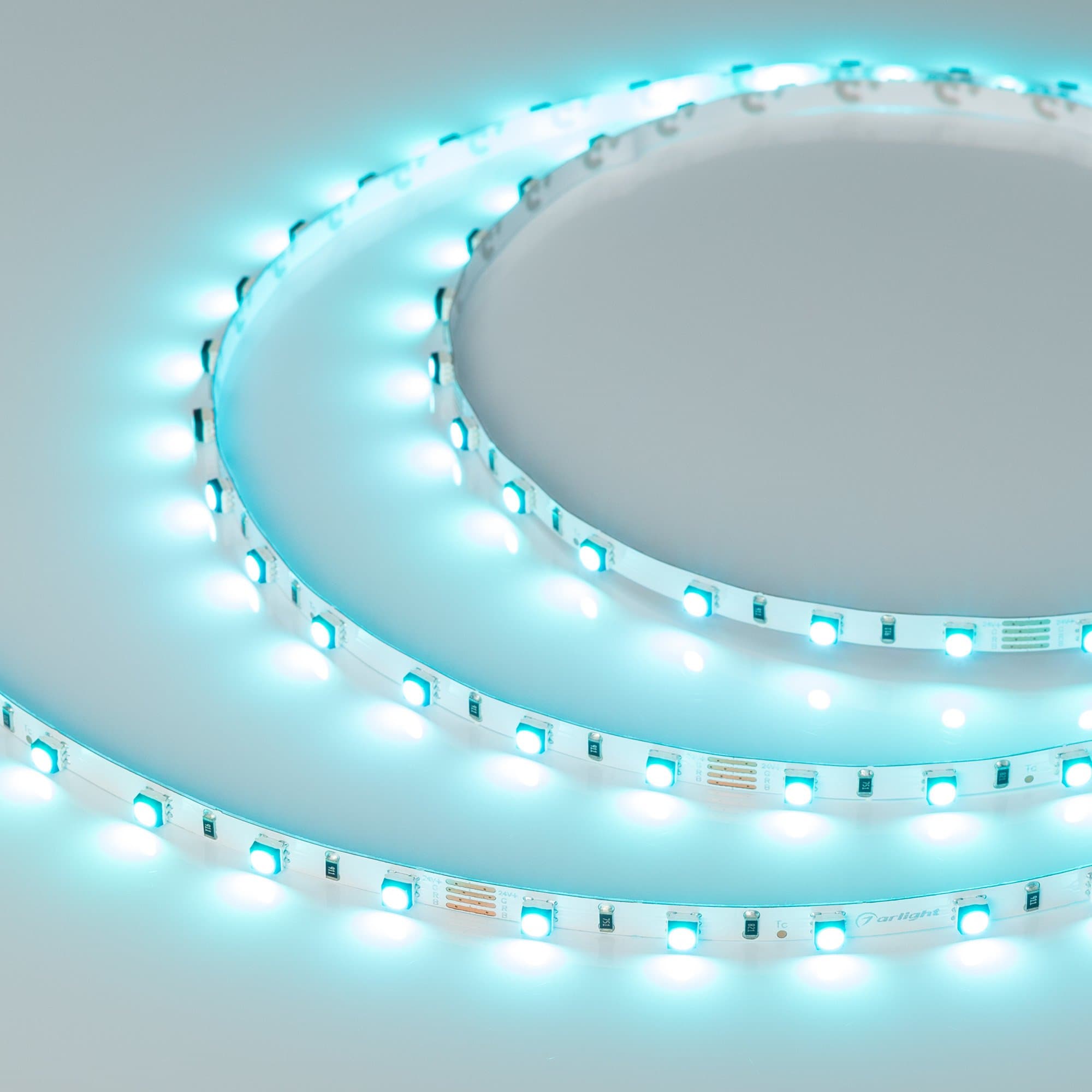 Arlight Светодиодная лента MINI-F60-5mm 24V RGB (6 W/m, IP20, 3535, 5m) (узкая) 025706(2) — миниатюра 5