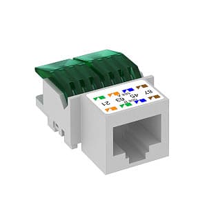 OBO Bettermann Разъем RJ45 категория 5e неэкранированный (UTP) 6117337 — миниатюра 2